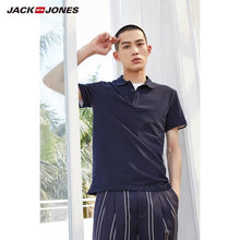 Load image into Gallery viewer, JackJones Men's Solid Color Cotton Turn-down Collar Polo Shirt Menswear 219106516