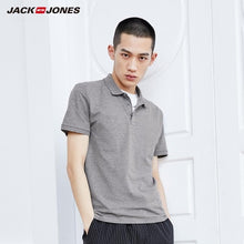 Load image into Gallery viewer, JackJones Men's Solid Color Cotton Turn-down Collar Polo Shirt Menswear 219106516
