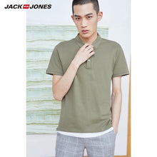Load image into Gallery viewer, JackJones Men's Solid Color Cotton Turn-down Collar Polo Shirt Menswear 219106516