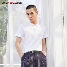 Load image into Gallery viewer, JackJones Men's Solid Color Cotton Turn-down Collar Polo Shirt Menswear 219106516