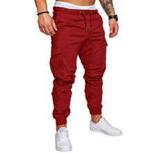 Load image into Gallery viewer, Cargo Pants Men Brand Joggers Work Breathable Men Pants Casual Army Khaki Black Autumn Slim Fit Military Tactical Trousers Male